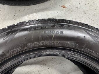 Zimné pneumatiky Bridgestone 215/55R16 97H - 2Kusy DOT 3121 - 5