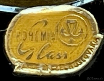 Hutné sklo - Bohemia Glass - Made in Czechoslovakia - 5