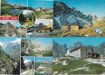 Vysoké Tatry - farebné pohľadnice VF - 5