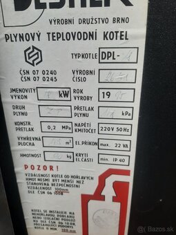 Plynový teplovodný kotol - 5