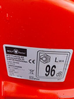 Kosačka WOLF GARTEN- predaj - 5