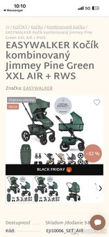 Easywalker kombinovaný kočík Jimmey - 5