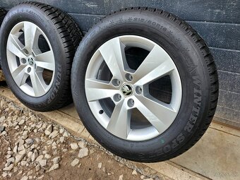 Nová Zimná Sada Škoda Orion 215/60 R16 DUNLOP - 5