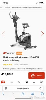 Stacionárny bicykel HS-090H - 5