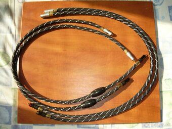 CINCH kábel ALPHARD   1m dlhý ,postriebrená med v - 5