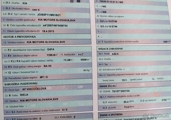 KIA CEED 1.4 2013 predám DVERE, MOTOR G4FA, PREVODOVKA, ZADN - 5