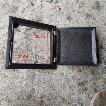 Liatinové dvierka na pec sada 5 - 5