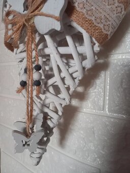 Staršie závesné veľké vypuklé srdce 40x30 cm - 5