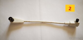 Televízna zásuvka účastnícka, káble prepojovacie a koncovky. - 5