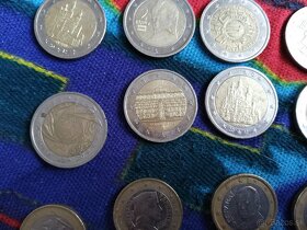 2 € eurove a 1 €eurove mince 2euro mince - 5