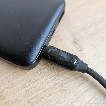 Nabijaci 100 W USB C kabel s displayom - 5