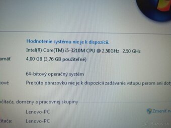 Lenovo B580 + Intel core i5 + 4gb ram + Windows 7 - 5