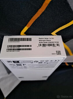Xiaomi Redmi Note 14 5G 8GB/256GB Midnight Black - 5