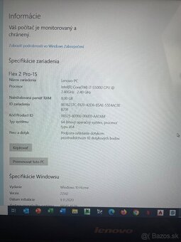 Predám Lenovo Flex 2 Pro - 15 - 5