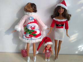 Oblečenie šaty pre bábika Barbie babiky Stefi čiapka - 5