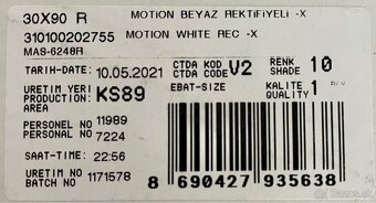 Predám obklad Motion white 90x30cm rekti. 22m - 5