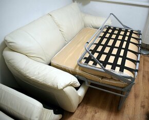 Kozenna sedacka IKEA rozlozitelna postel - 5