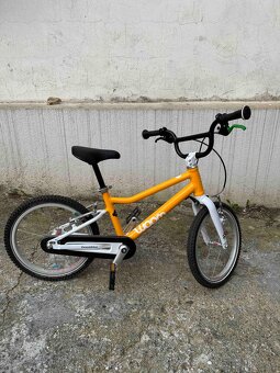Detský bicykel WOOM 3 16" v žltej farbe a top stave - 5