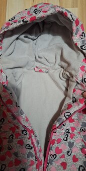 Zimná bunda so srdiečkami - 5