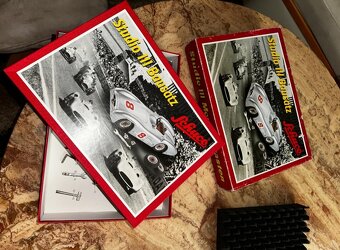 Sada Schuco stará retro hračka skladačka auta Mercedes - 5