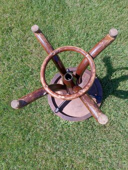 Starožitna otočna stolička THONET - 5