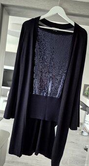 Modrý top a kardigán - 5