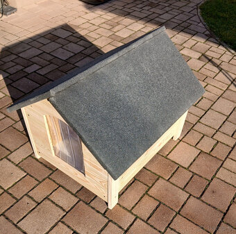 Zateplená búda pre psa s impregnáciou - nová - 5