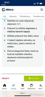Predám kávovar beko - 5