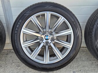Letná sada 5x112 R18 , 245/45/18 BMW 5 - G30 G31 TOP stav - 5