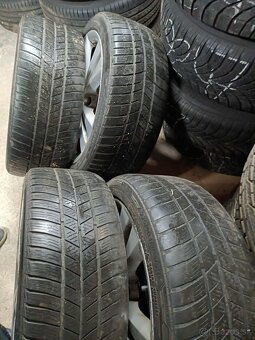 4ks alu disky orig. Škoda 5x112 R18 + pneu - 5