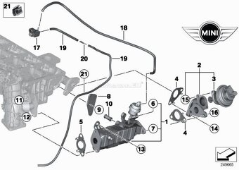 EGR Ventil Pierburg BMW/MINI - 5