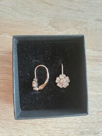 Náušnice a náhrdelník pre dievčatá - strieborné, zlaté - 5