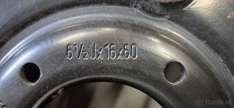 Plechové disky+pneumatiky 5x160 r16 ET60 Ford Transit - 5