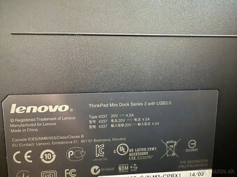 Lenovo ThinkPad Mini Dock Series 3 with USB 3.0 - 65W - 5