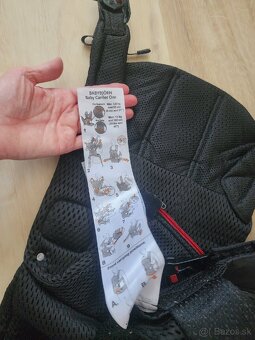 Babybjorn nosítko ONE Black 3D Mesh - 5