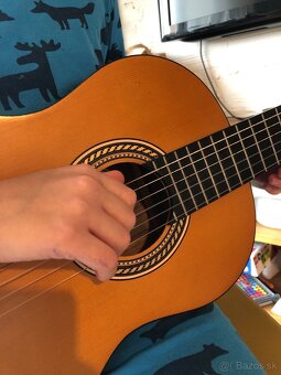 Klasická gitara pre dieťa Valencia, veľkosť 1/2 + puzdro - 5