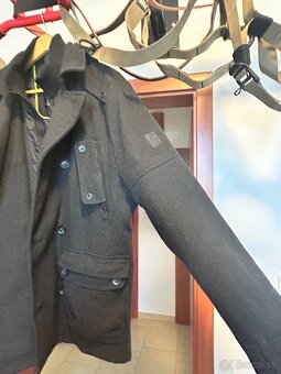 Zimný pánsky kabát (dvojradový), veľkosť L - 5