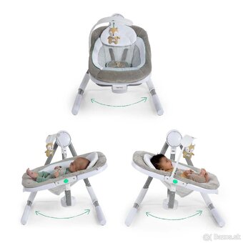 INGENUITY Hojdačka vibrujúca s melódiou USB Dual-Direction A - 5