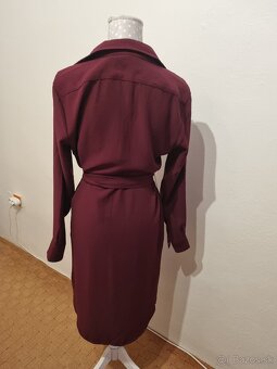 nové bordové košeľové šaty Ralph Lauren   M - 5