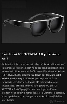 Predám TCL NXTWEAR AIR Smart Glasses - 5
