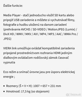 Panasonic TX-P42X50E - 5