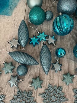 Vianočne ozdoby 82ks + 2 štóly - 5