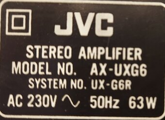 Predám mini systém JVC UX-G6R + XM-G6 - 5