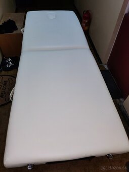 BodyFit 2 Drevený masérsky stôl segmentový krémový 195 x 70 - 5