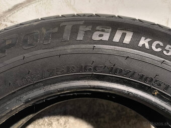 195/75 R16C Letné pneumatiky Kumho Portran 2 kusy - 5