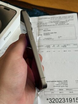 iPhone 15 Pro 128gb Natural top stav zaruka - 5