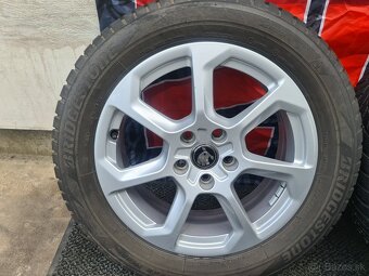 5X112 R17 + ZIMNE PNEU 215/55 R17 BRIDGESTONE - 5
