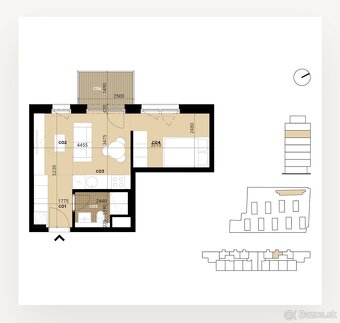 Rezidencia Pri Mýte III - nový 1,5 i byt na prenájom - 5
