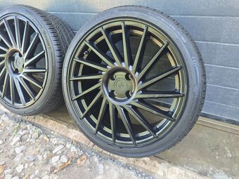 Zánovná Sada Keskin 4x100+Nové pneu 225/35 R18 - 5