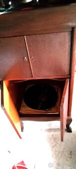 starožitný kľukový salónny gramafón r.v.1919 Lipsko - 5